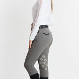 Women's Equestrian Shirt White CLAIRE Design By Dalia - Equiluxe Tack - Equiluxe Tack