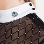 Women's Equestrian Show Shirt Black CASHMIR Design By Dalia - Equiluxe Tack - Equiluxe Tack