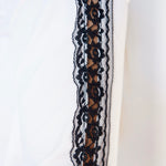 Women's Equestrian Show Shirt B&W CLAIRE Design By Dalia - Equiluxe Tack - Equiluxe Tack