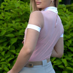 Women's Riding Shirt Pink LAUREL Design By Dalia - Equiluxe Tack - Equiluxe Tack