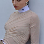 Women's Show Shirt Beige AURELIA Design By Dalia - Equiluxe Tack - Equiluxe Tack