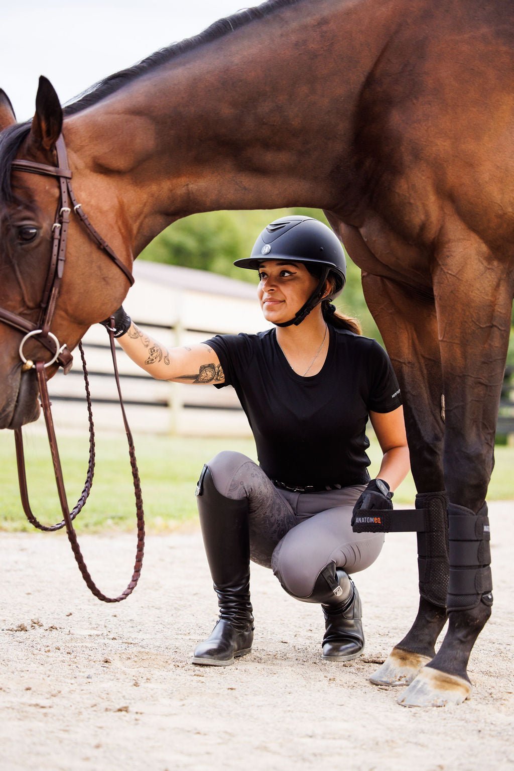 AirGuard Brush Boots - Ultra Air Flow & Comfort - Anatomeq - Equiluxe Tack