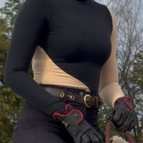 Equestrian Club BELLA Turtleneq Long Sleeve Riding Shirt - Equestrian Club - Equiluxe Tack