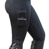 Cavaliere Couture The Grand Prix Full Seat Black Riding Tights - Cavaliere Couture - Equiluxe Tack