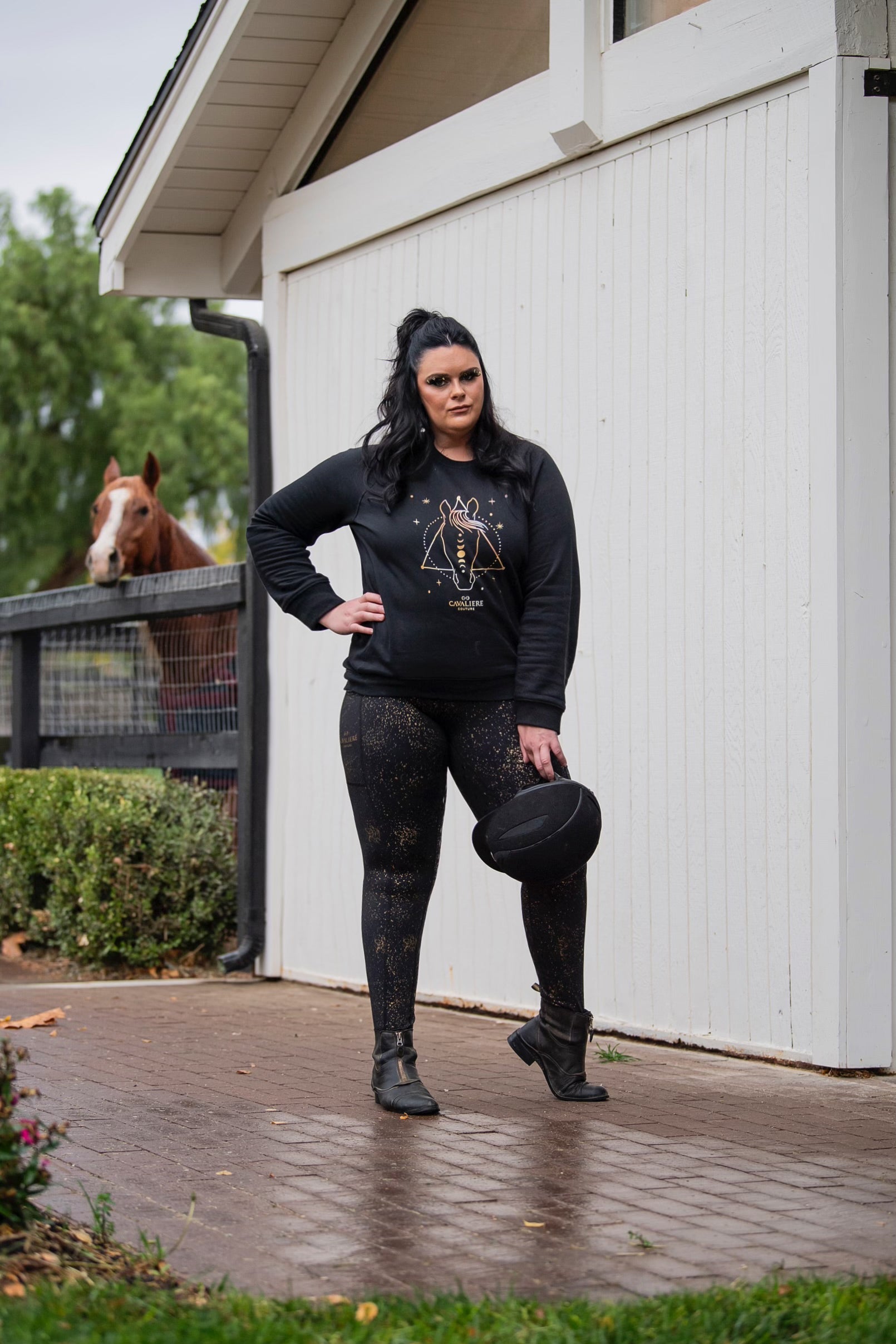 Cavaliere Couture The Grand Prix Riding Tights in Slay Ride (Limited Edition) - Cavaliere Couture - Equiluxe Tack