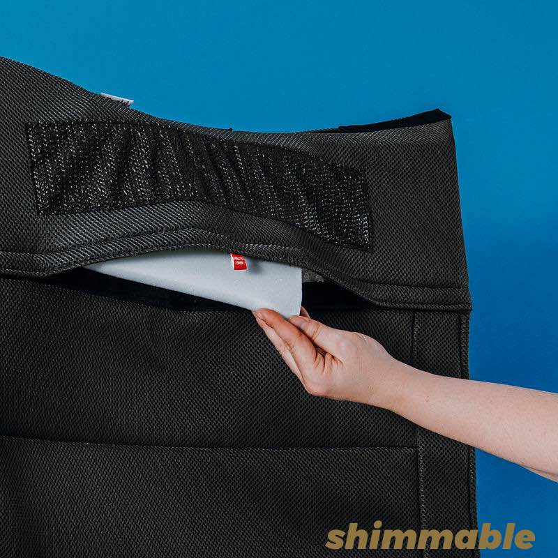 EcoGold CoolFit Shimmable Dressage Saddle Pad - EcoGold - Equiluxe Tack
