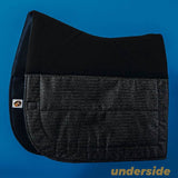 EcoGold CoolFit Shimmable Dressage Saddle Pad - EcoGold - Equiluxe Tack