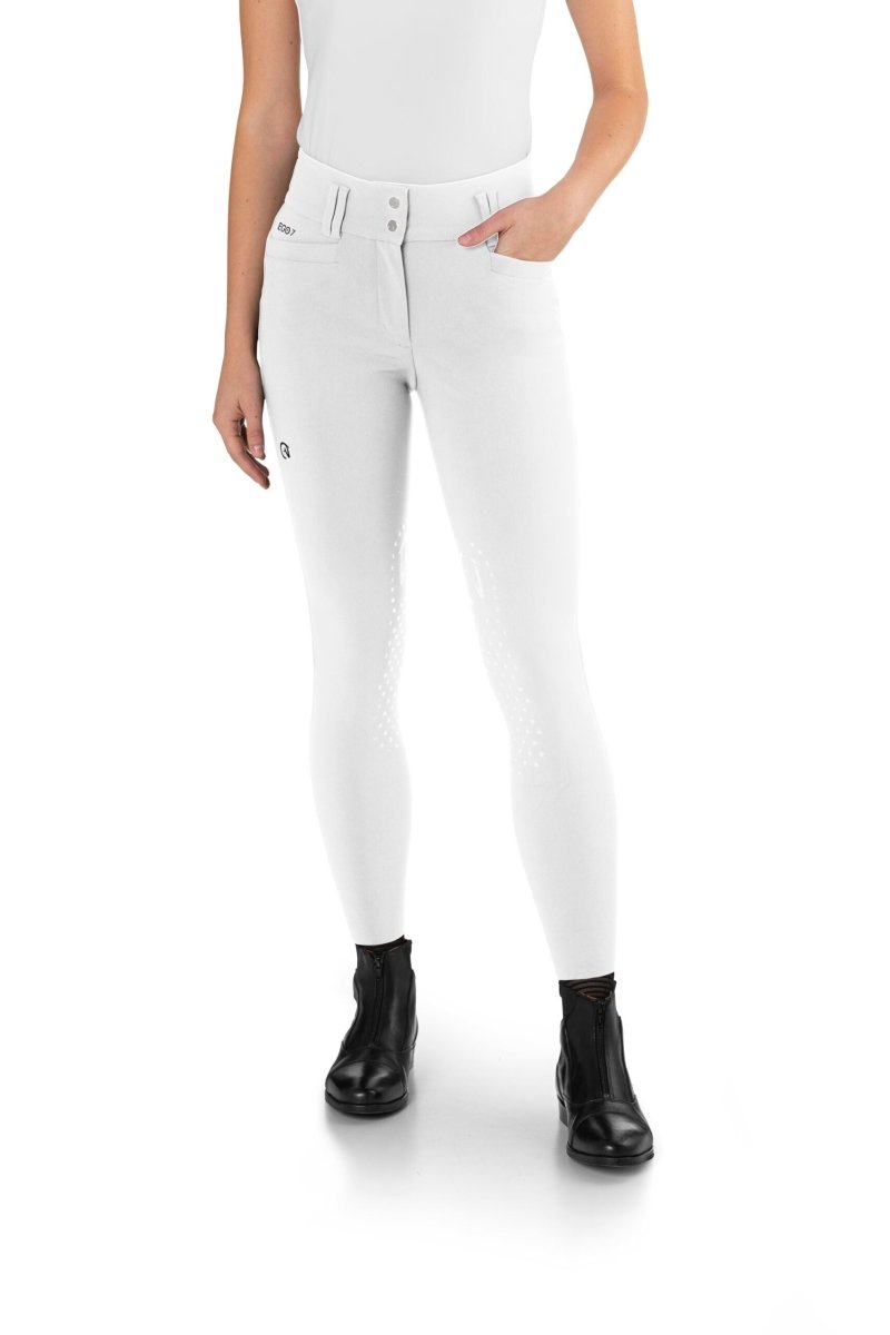 Ego 7 CA Jumping White High Waist Show Breeches - Ego 7 - Equiluxe Tack