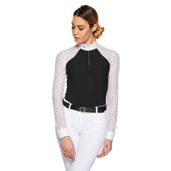 Ego 7 Florentine Black Long Sleeve Show Shirt - Ego 7 - Equiluxe Tack