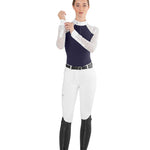 Ego 7 Florentine Navy Long Sleeve Show Shirt - Ego 7 - Equiluxe Tack