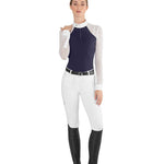 Ego 7 Florentine Navy Long Sleeve Show Shirt - Ego 7 - Equiluxe Tack