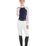 Ego 7 Florentine Navy Long Sleeve Show Shirt - Ego 7 - Equiluxe Tack