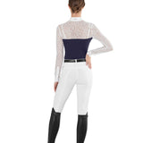 Ego 7 Florentine Navy Long Sleeve Show Shirt - Ego 7 - Equiluxe Tack