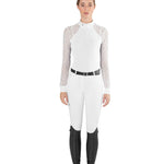 Ego 7 Florentine White Long Sleeve Show Shirt - Ego 7 - Equiluxe Tack