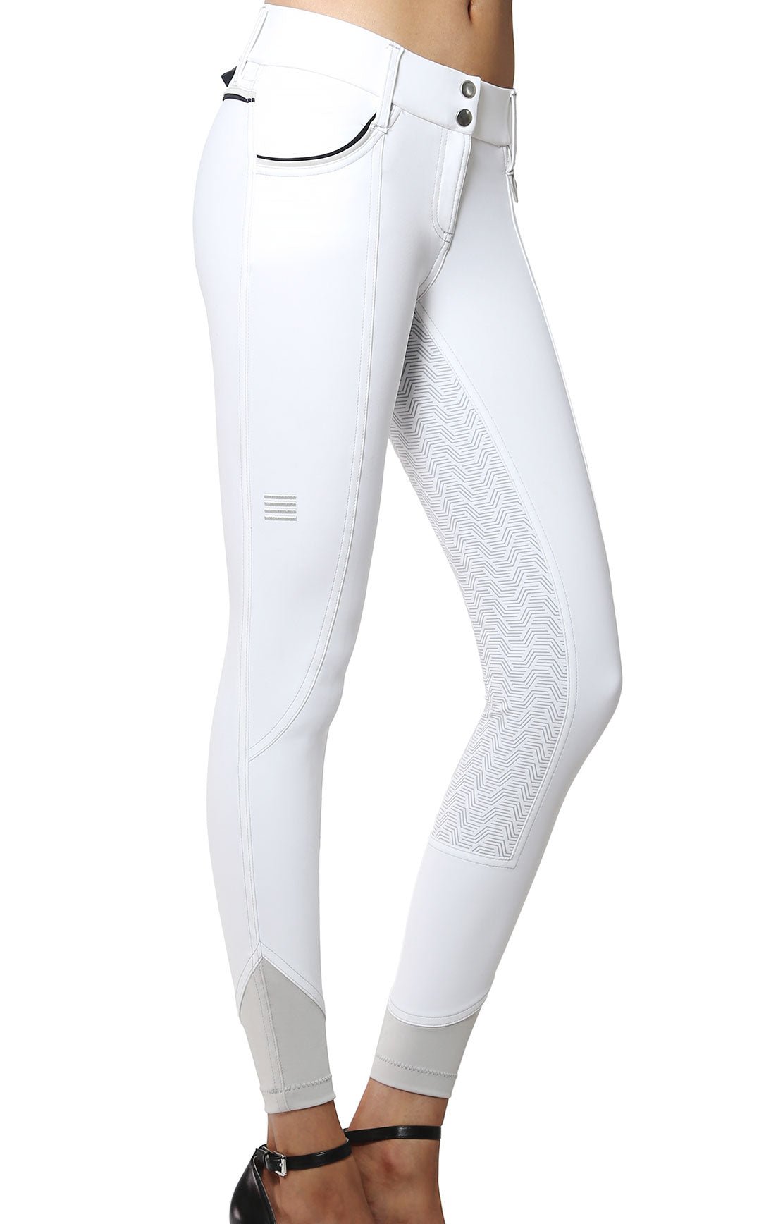 GhoDho Adena T600® Full Seat Breeches White - GhoDho - Equiluxe Tack