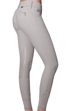 GhoDho Aubrie Pro Meryl® Water & Stain Resistant Knee Patch Breeches Beige - GhoDho - Equiluxe Tack
