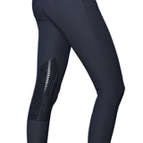 GhoDho Aubrie Pro Meryl® Water & Stain Resistant Knee Patch Breeches Black - GhoDho - Equiluxe Tack