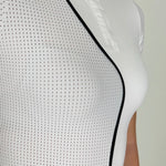 LENNA Short Sleeve Ventilated White Show Shirt - Equestrian Club - Equiluxe Tack