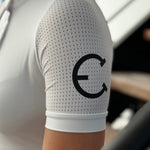 LENNA Short Sleeve Ventilated White Show Shirt - Equestrian Club - Equiluxe Tack