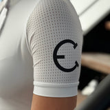 LENNA Short Sleeve Ventilated White Show Shirt - Equestrian Club - Equiluxe Tack
