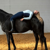 LENNA Training Top Long Sleeve Sunshirt - Blue - Equestrian Club - Equiluxe Tack