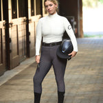 LENNA Ventilated Show Shirt Long Sleeve Sunshirt - White - Equestrian Club - Equiluxe Tack