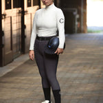 LENNA Ventilated Show Shirt Long Sleeve Sunshirt - White - Equestrian Club - Equiluxe Tack