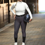 LENNA Ventilated Show Shirt Long Sleeve Sunshirt - White - Equestrian Club - Equiluxe Tack