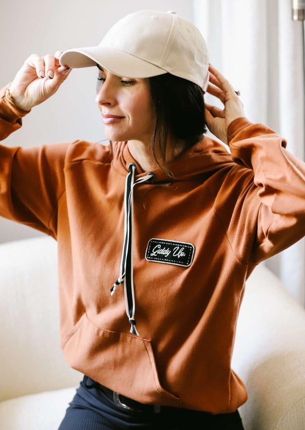 Milton Menasco | Giddy Up Chenille Patch Hoodie - Street and Saddle - Equiluxe Tack