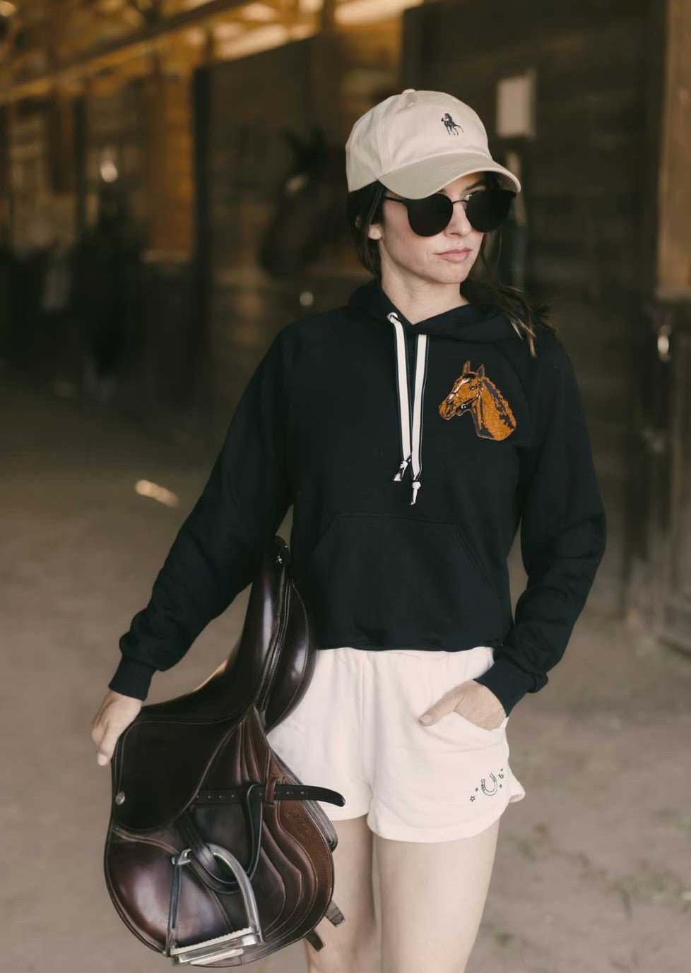 Milton Menasco | Stymie Chenille Patch Hoodie - Street and Saddle - Equiluxe Tack