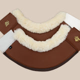 Sixteen Cypress Leatherette Bell Boots, Cognac - Sixteen Cypress - Equiluxe Tack
