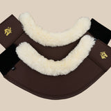 Sixteen Cypress Leatherette Bell Boots, Hickory - Sixteen Cypress - Equiluxe Tack