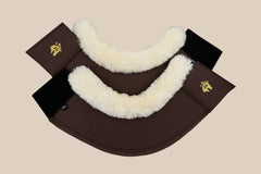 Sixteen Cypress Leatherette Bell Boots, Hickory - Sixteen Cypress - Equiluxe Tack