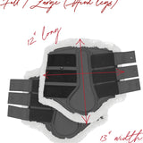 Sixteen Cypress Leatherette Brushing Boots, Hickory - PREORDER - Sixteen Cypress - Equiluxe Tack