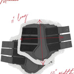 Sixteen Cypress Leatherette Brushing Boots, Hickory - PREORDER - Sixteen Cypress - Equiluxe Tack