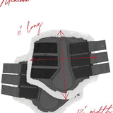 Sixteen Cypress Leatherette Brushing Boots, Hickory - PREORDER - Sixteen Cypress - Equiluxe Tack