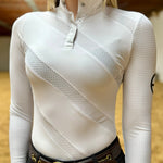 ZOYA Ventilated Long Sleeve Show Shirt - Equestrian Club - Equiluxe Tack