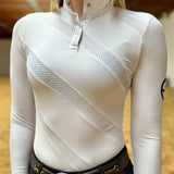 ZOYA Ventilated Long Sleeve Show Shirt - Equestrian Club - Equiluxe Tack