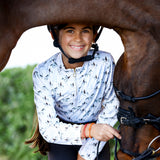 The Proper Fox Youth Grey Horse Sun Shirt