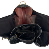 Durousset L'étalon Leather Saddle Backpack - Black