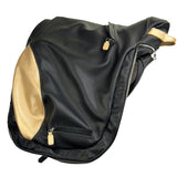 Durousset L'étalon Leather Saddle Backpack - Black