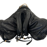 Durousset L'étalon Leather Saddle Backpack - Black