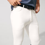 PS of Sweden Capis Men's Knee Patch Breeches - White
