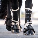 Black Ink Brushing Boots