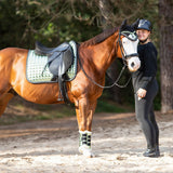 Green Lily Saddle Pad Set