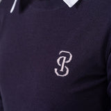 PS of Sweden PS Logo Knit Sweater - Navy