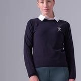 PS of Sweden PS Logo Knit Sweater - Navy