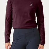 PS of Sweden PS Logo Knit Sweater - Plum