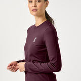 PS of Sweden PS Logo Knit Sweater - Plum