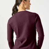 PS of Sweden PS Logo Knit Sweater - Plum